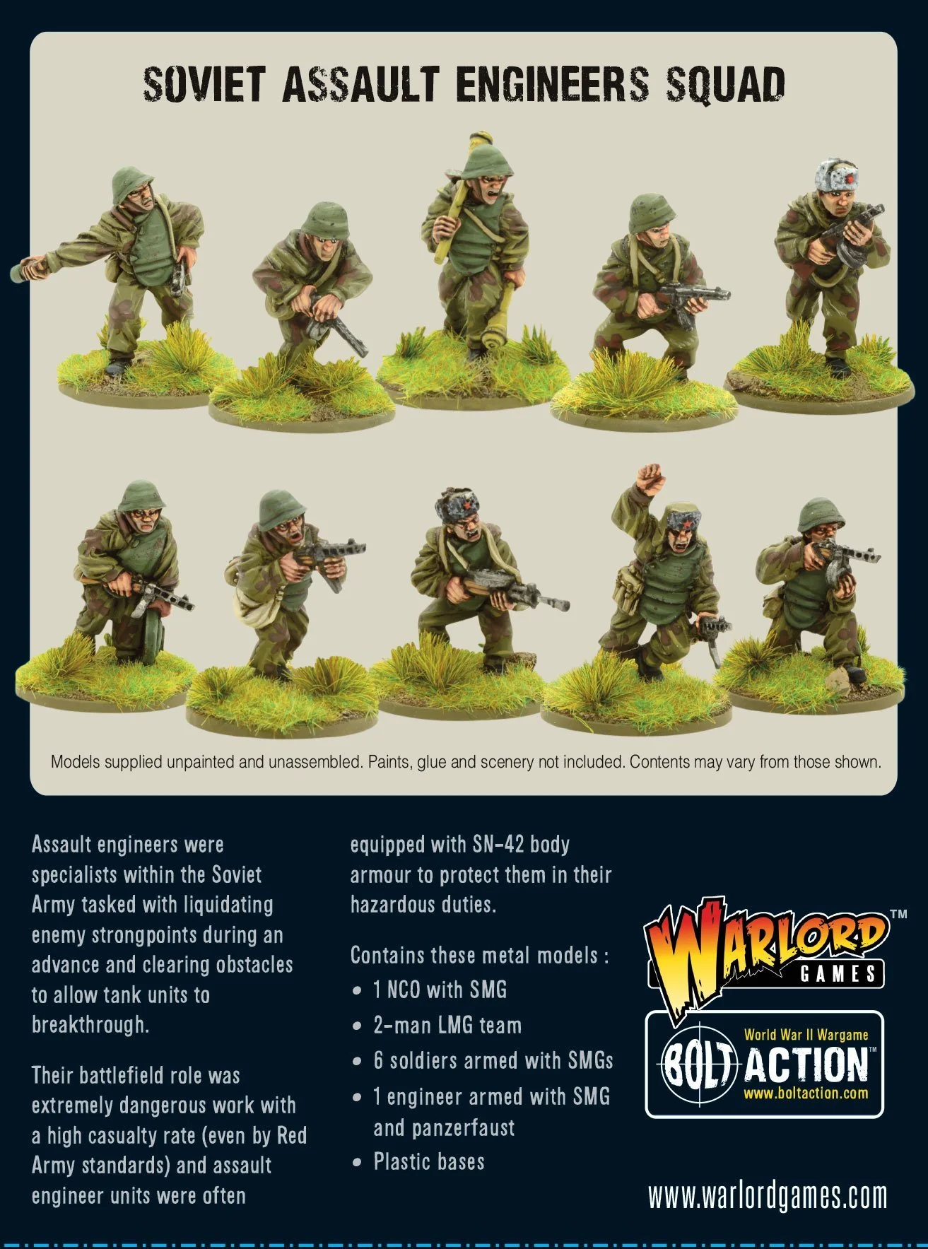 Assault Engineers Squad - Bolt Action: Soviet Army - Image 2