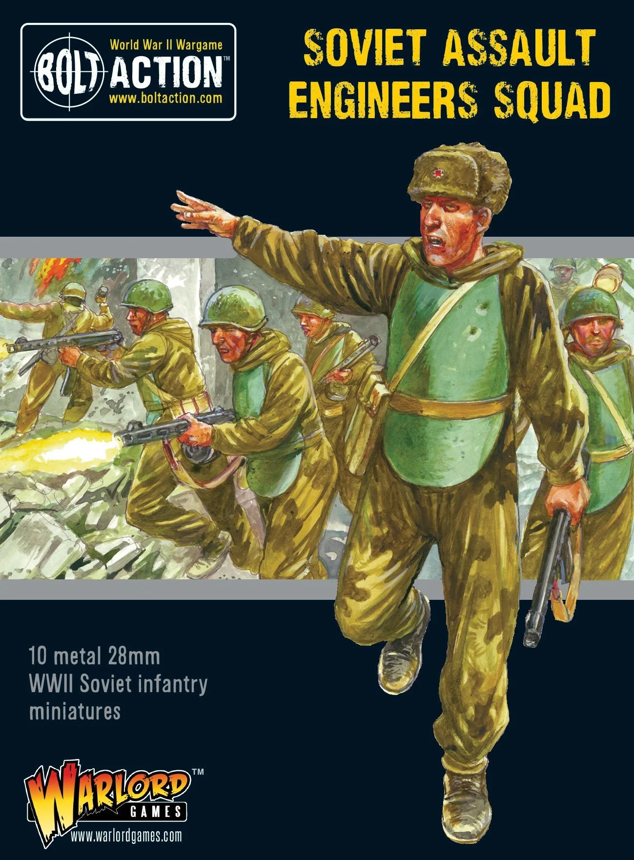 Assault Engineers Squad - Bolt Action: Soviet Army